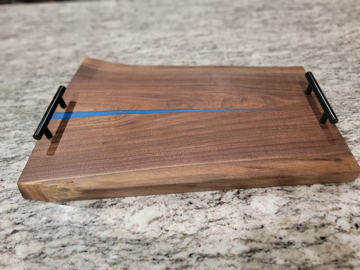 Black Walnut Charcuterie Board (w/handles)