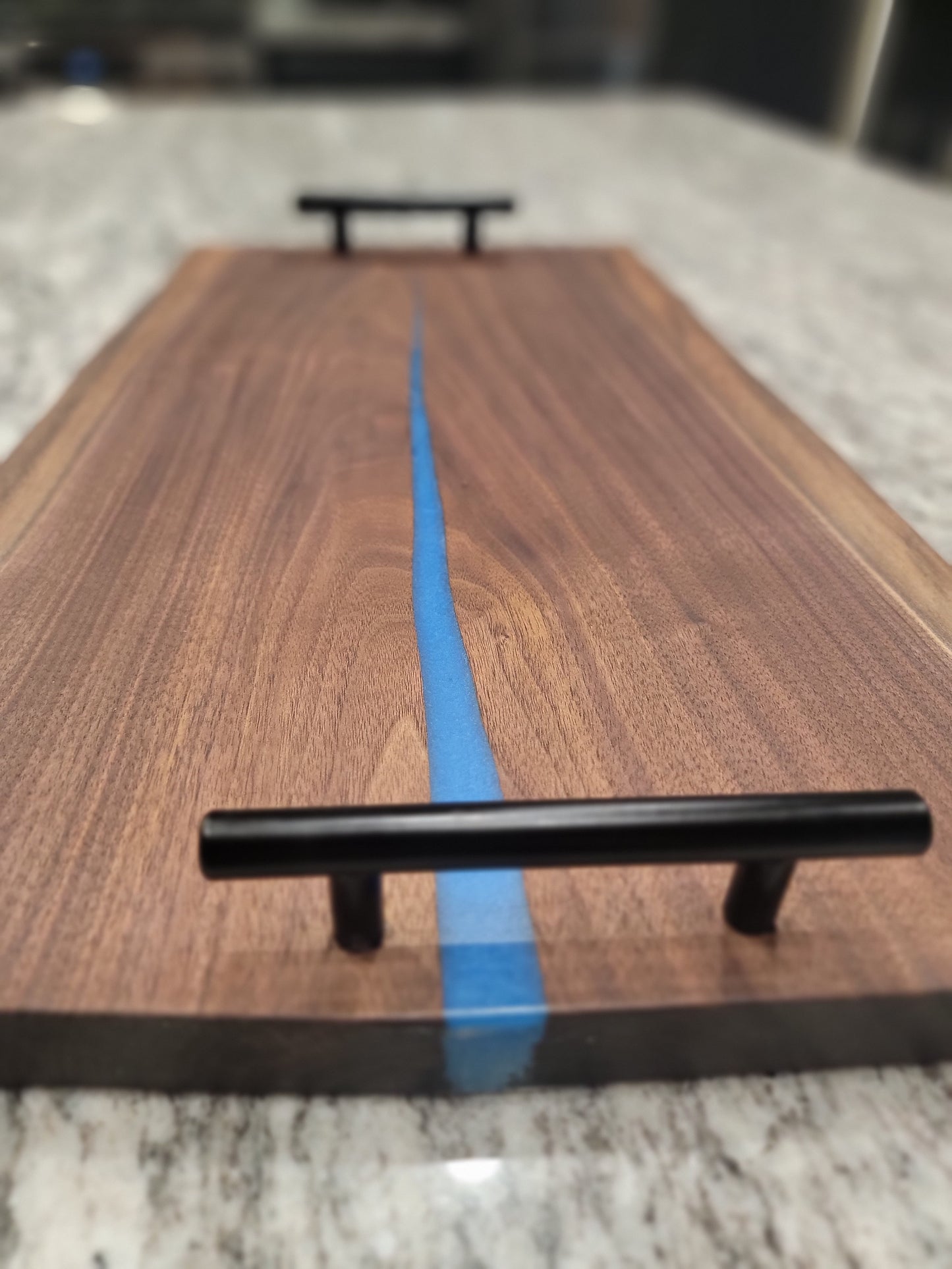 Black Walnut Charcuterie Board (w/handles)