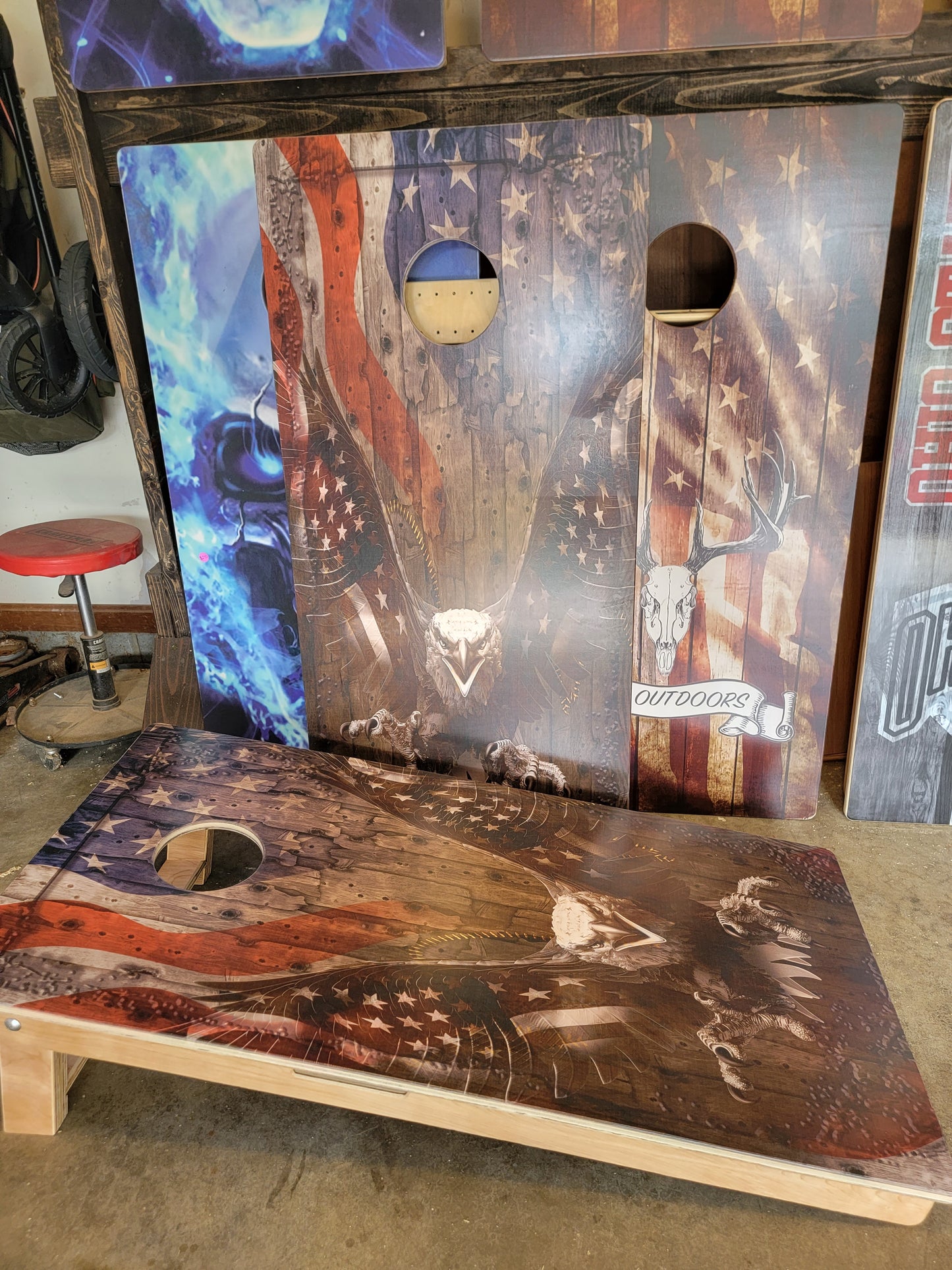 Full Eagle Cornhole Boards