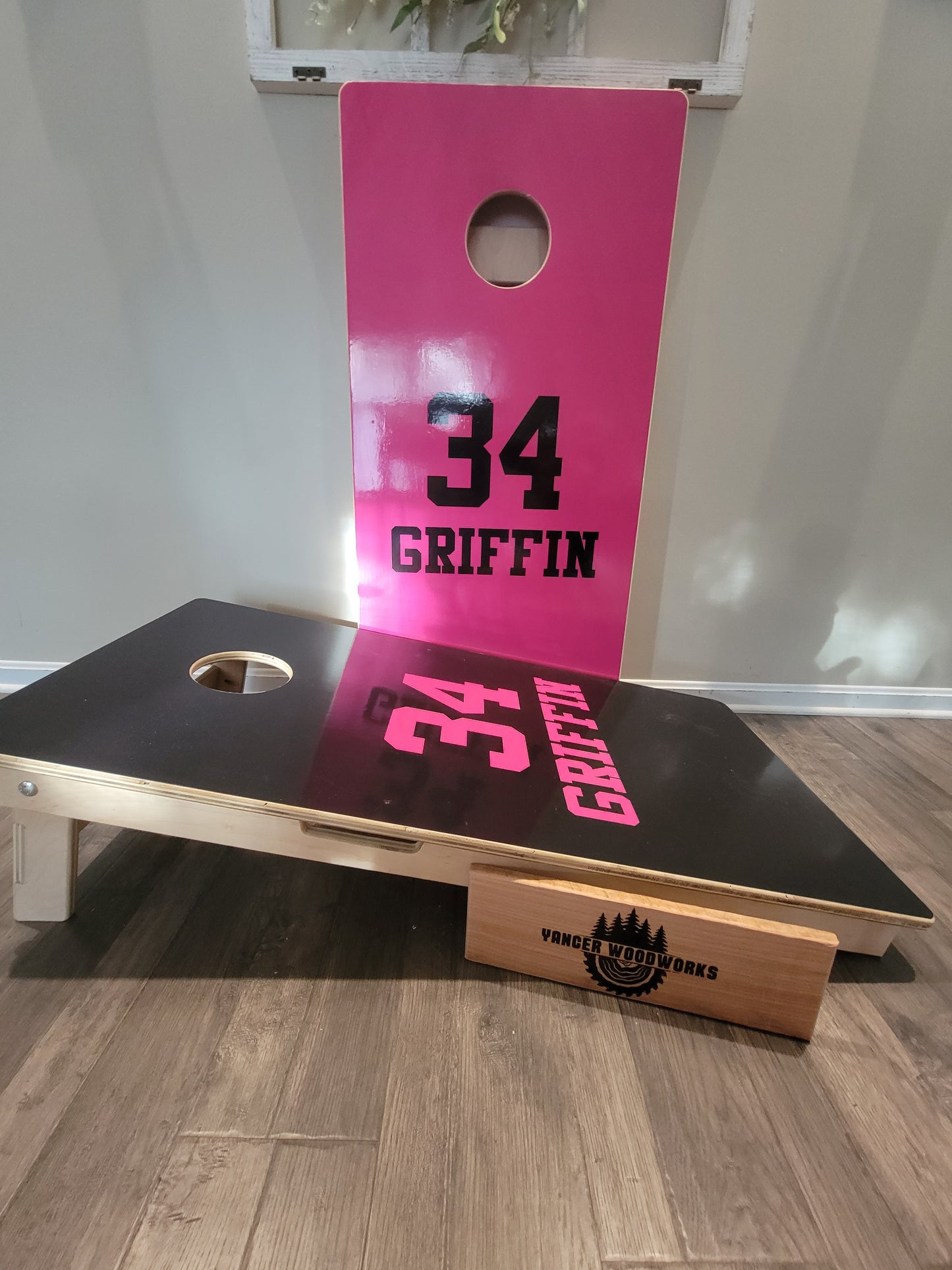 Upload your own Cornhole Board DESIGN