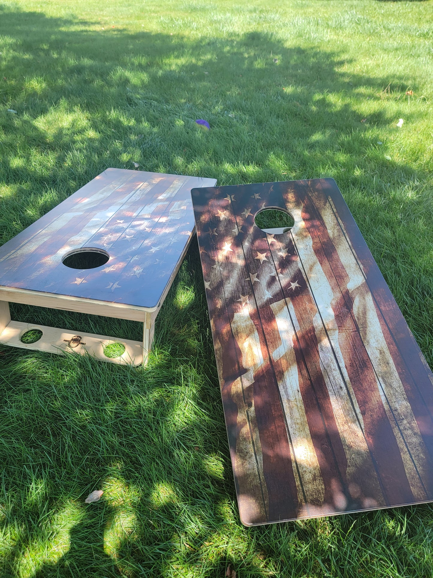 American Flag Cornhole Boards