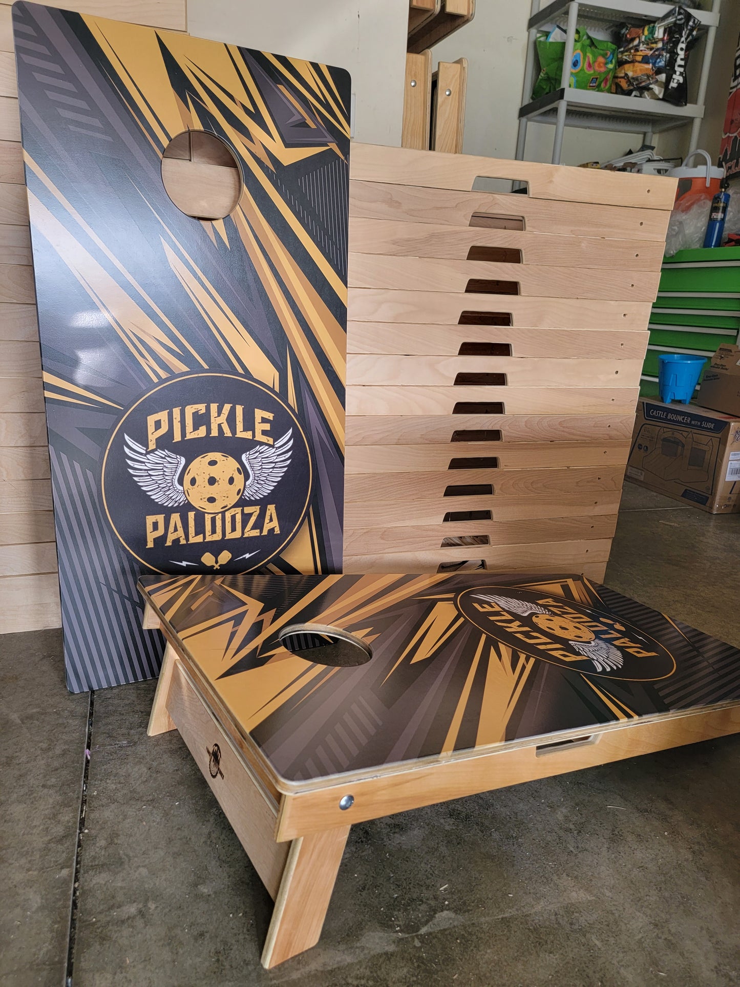 Upload your own Cornhole Board DESIGN