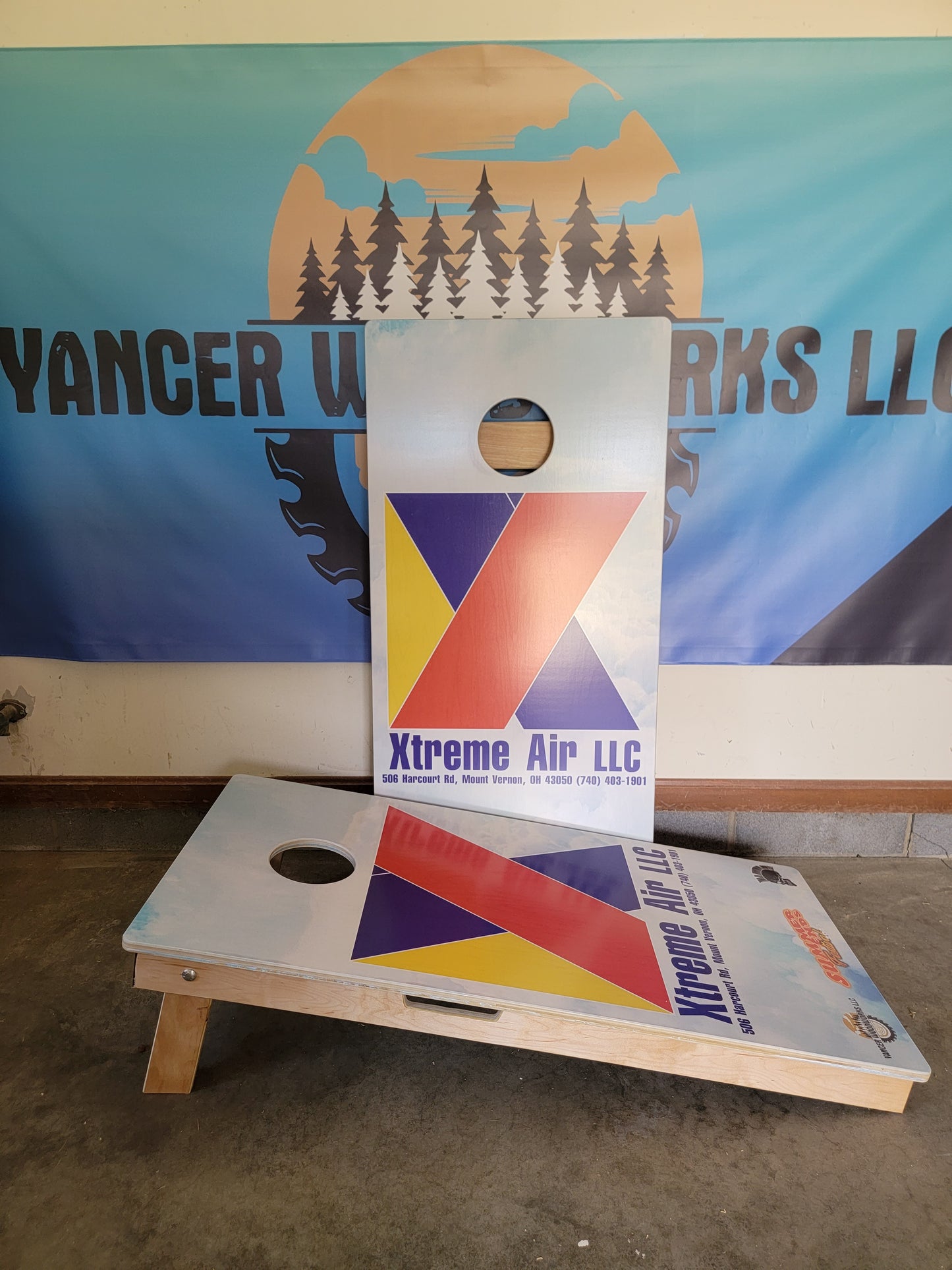 Upload your own Cornhole Board DESIGN