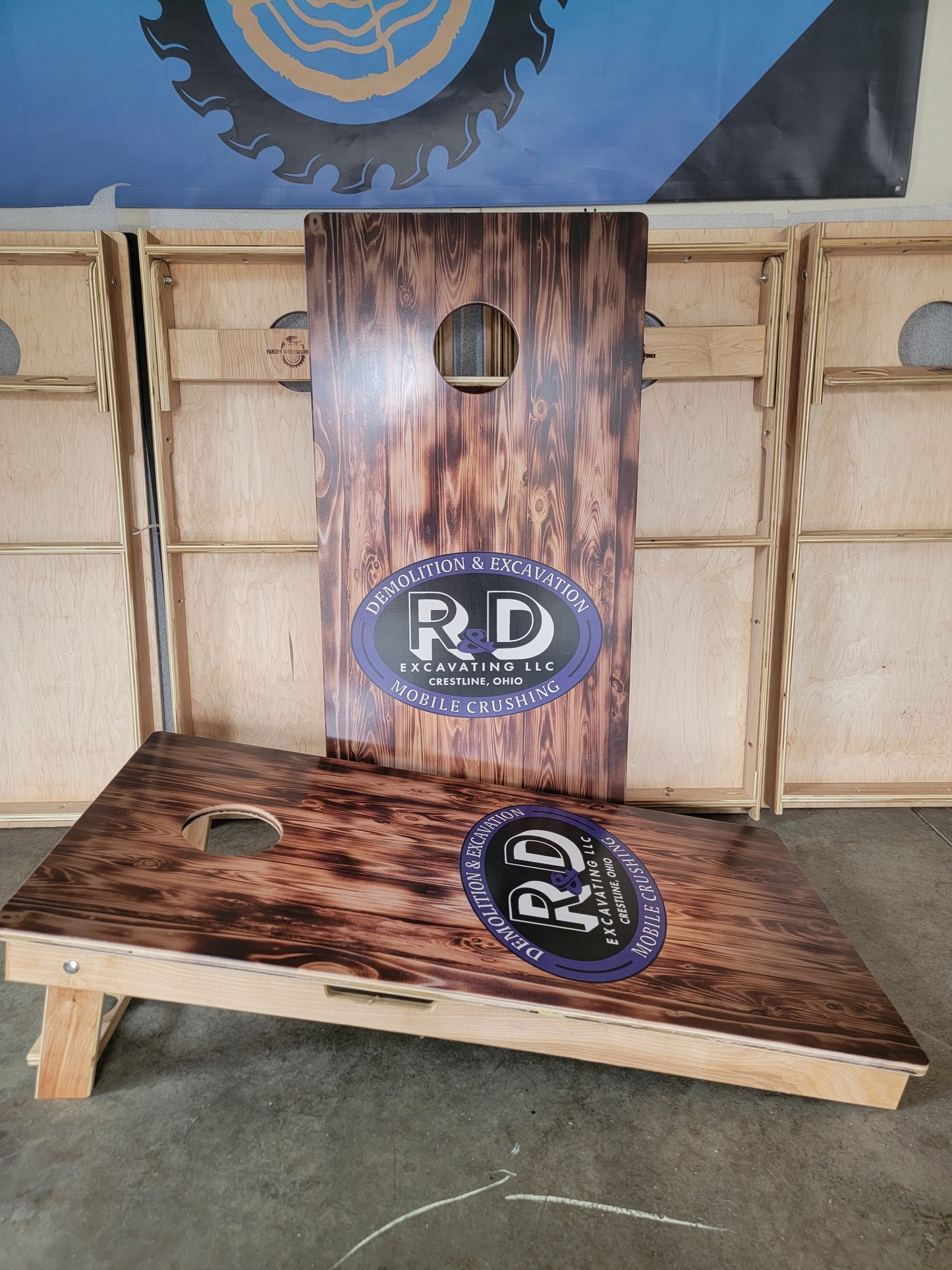 Upload your own Cornhole Board DESIGN