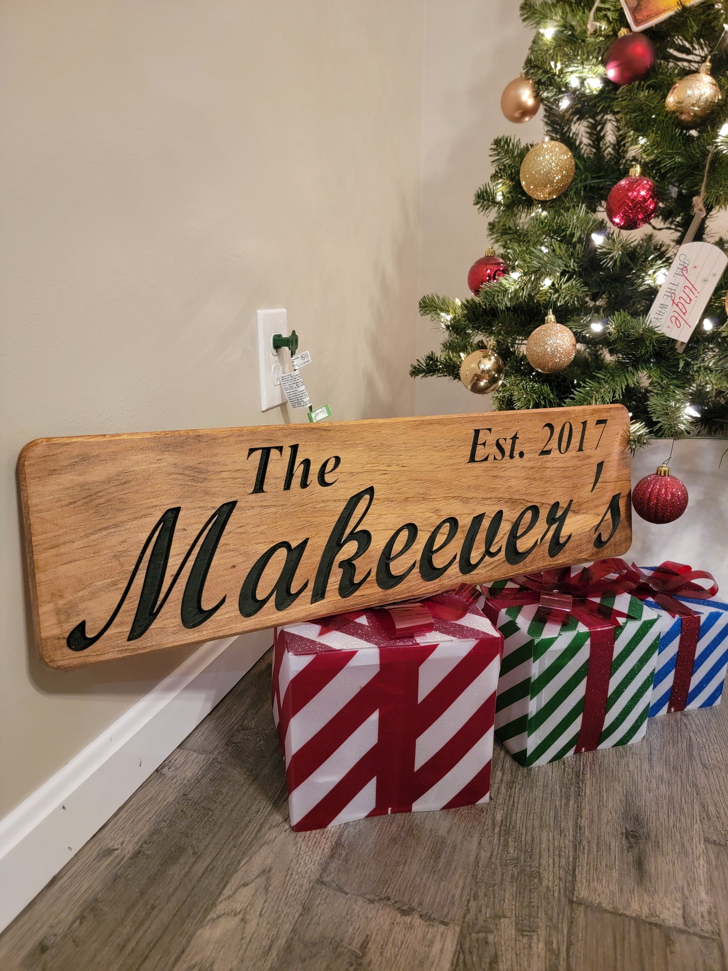 Custom Engraved Name Sign