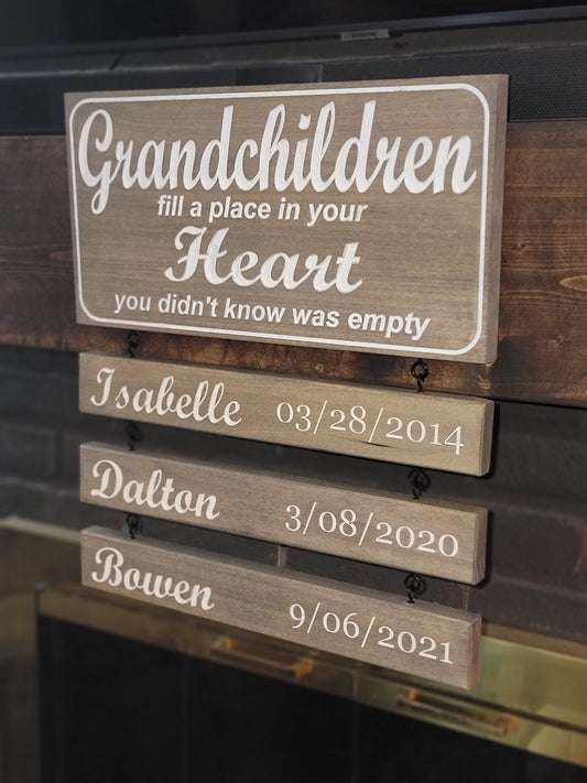 Custom Grandparent Sign