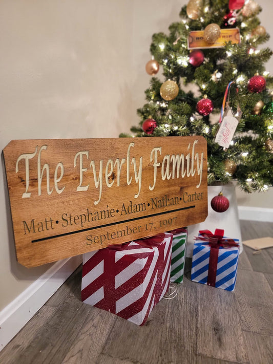 Custom Family Sign