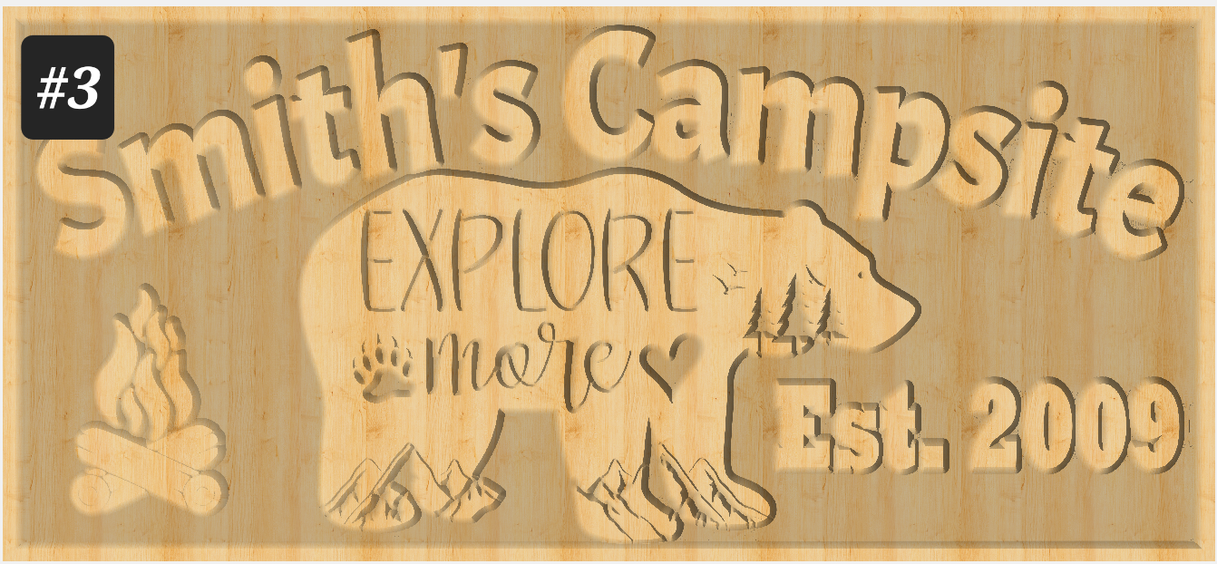 Personal Camp Sign