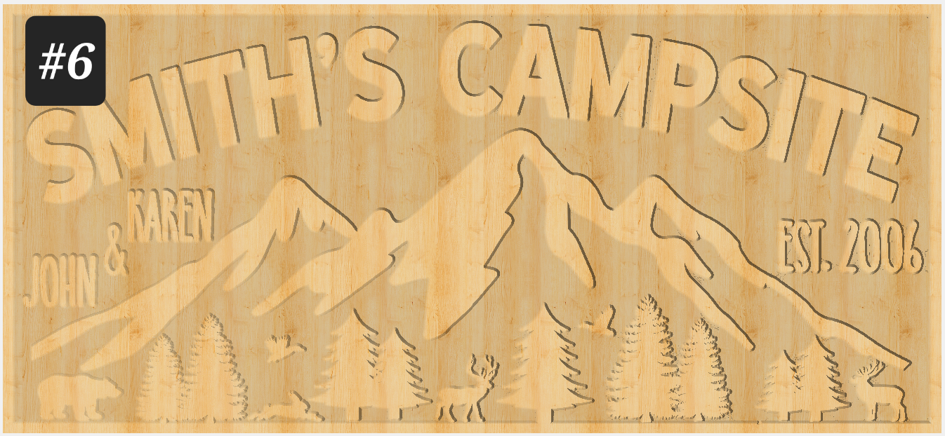 Personal Camp Sign