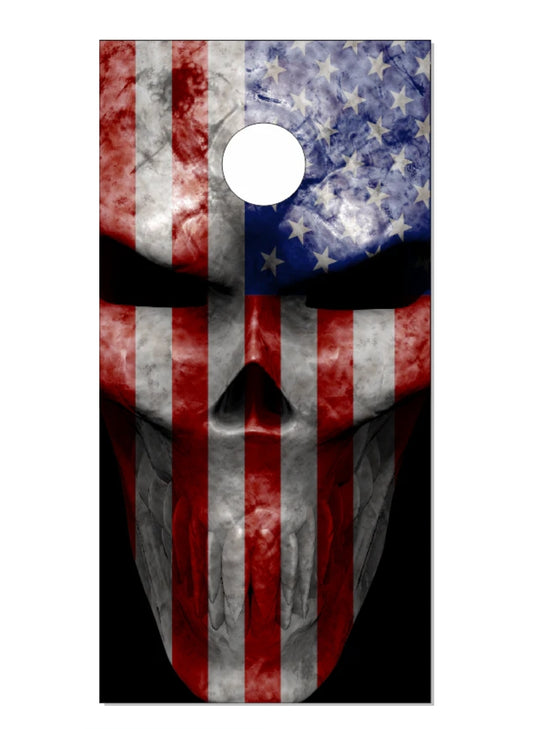 Punisher Flag Cornhole Boards