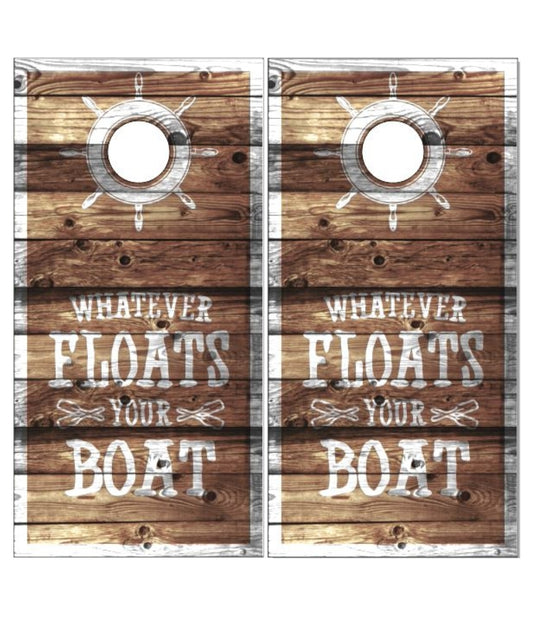 Whatever Floats Your Boat Cornhole Boards